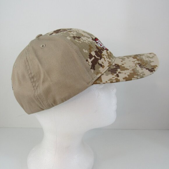 EX MARK Propane Embroidered Logo Men's Brown Camouflage Strap Back Cap Hat - Picture 4 of 8